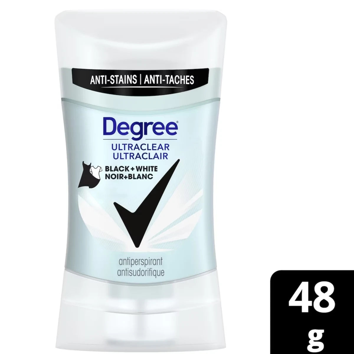 Degree Ultraclear Antiperspirant front package