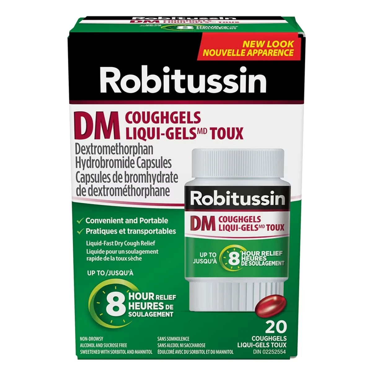 Robitussin DM Coughgels front package