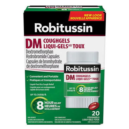 Robitussin DM Coughgels front package