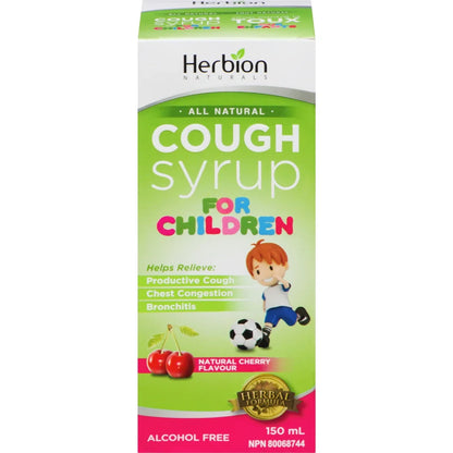 Herbion Cough Syrup For Children front package