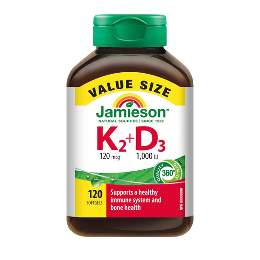 Jamieson Vitamin K2 & D3 front package