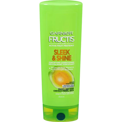 Garnier Fructis Sleek & Shine Fortifying Conditioner front package
