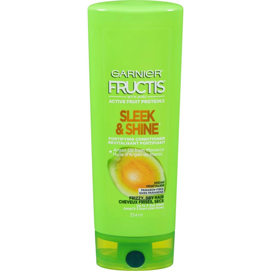 Garnier Fructis Sleek & Shine Fortifying Conditioner front package