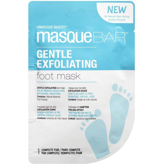 Masque Bar Exfoliating Foot Mask front package