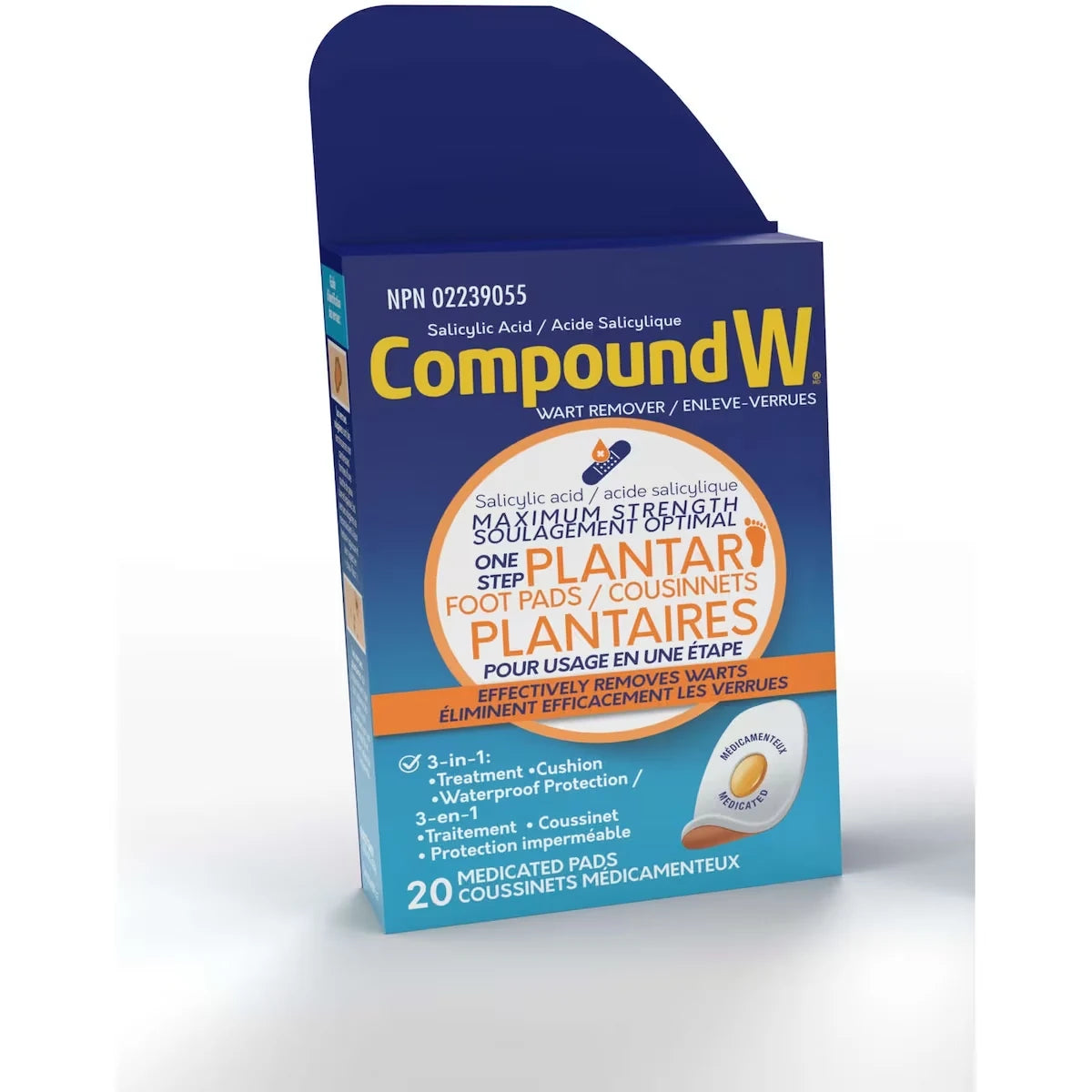 Compound W Maximum Strength One Step Plantar Foot Pads product detail
