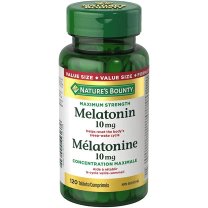 Natures Bounty Maximum Strength Melatonin 10 mg view 2