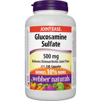 Webber Glucosamine Sulfate 500 mg front package