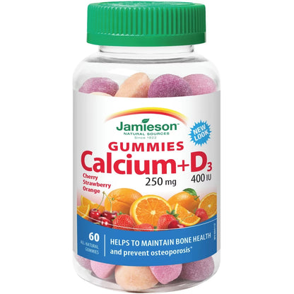 Jamieson Calcium + D3 Gummies front package