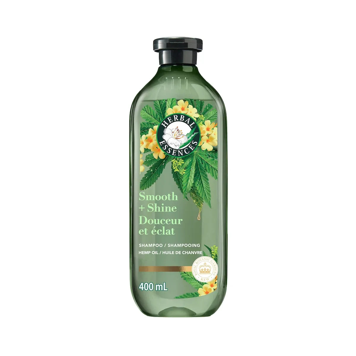 Herbal Essences Hemp Oil Sulfate Free Shampoo, 400 mL front package