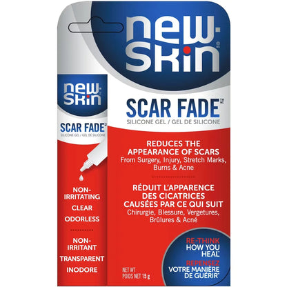 New Skin Scar Fade Gel front package