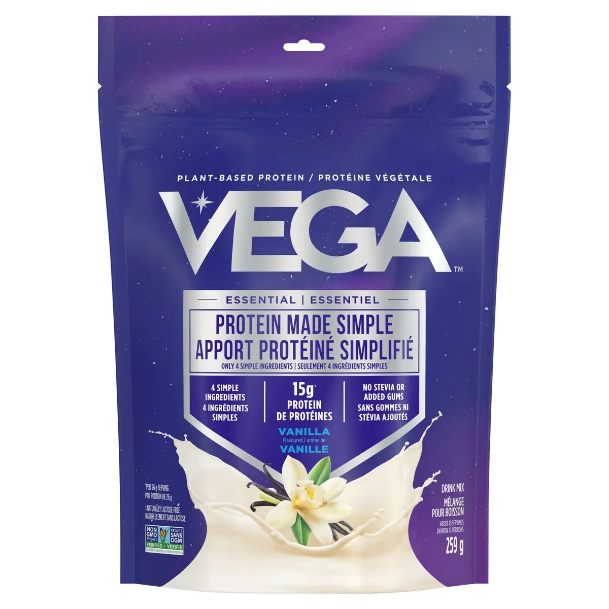 Vega Protein Made Simple Vanilla front package