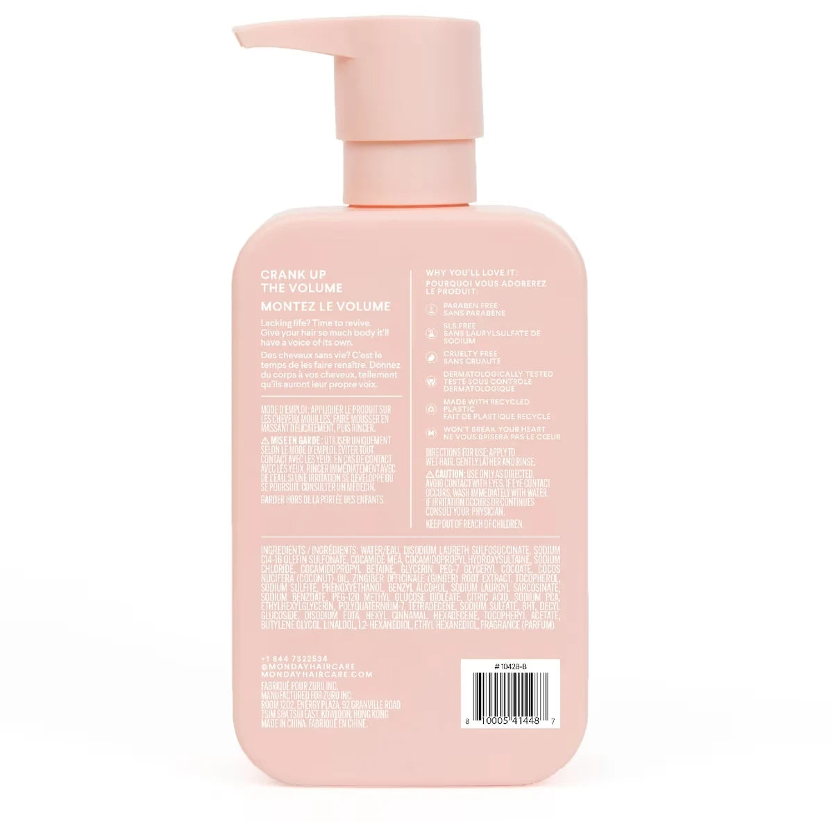MONDAY Haircare Volume Shampoo product detail