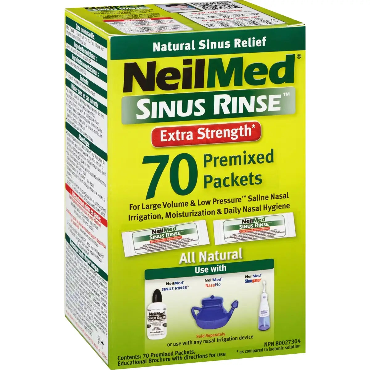 Neilmed Sinus Rinse Extra Strength Refills 70 product detail