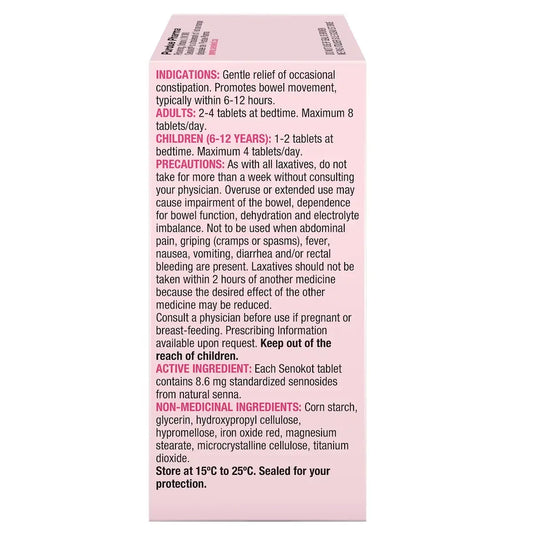 Senokot Natural Laxative for Women 25ct 25 count product detail