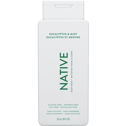 Native Body Wash Eucalyptus & Mint front package