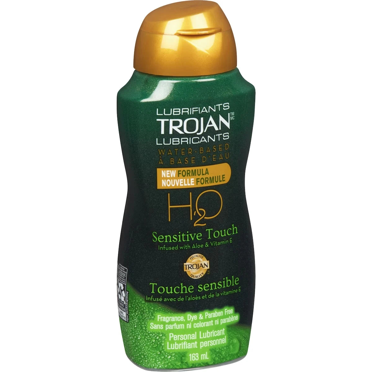 Trojan H2O Sensitive Touch with Aloe and Vitamin E Water-Based Personal Lubricant product detail