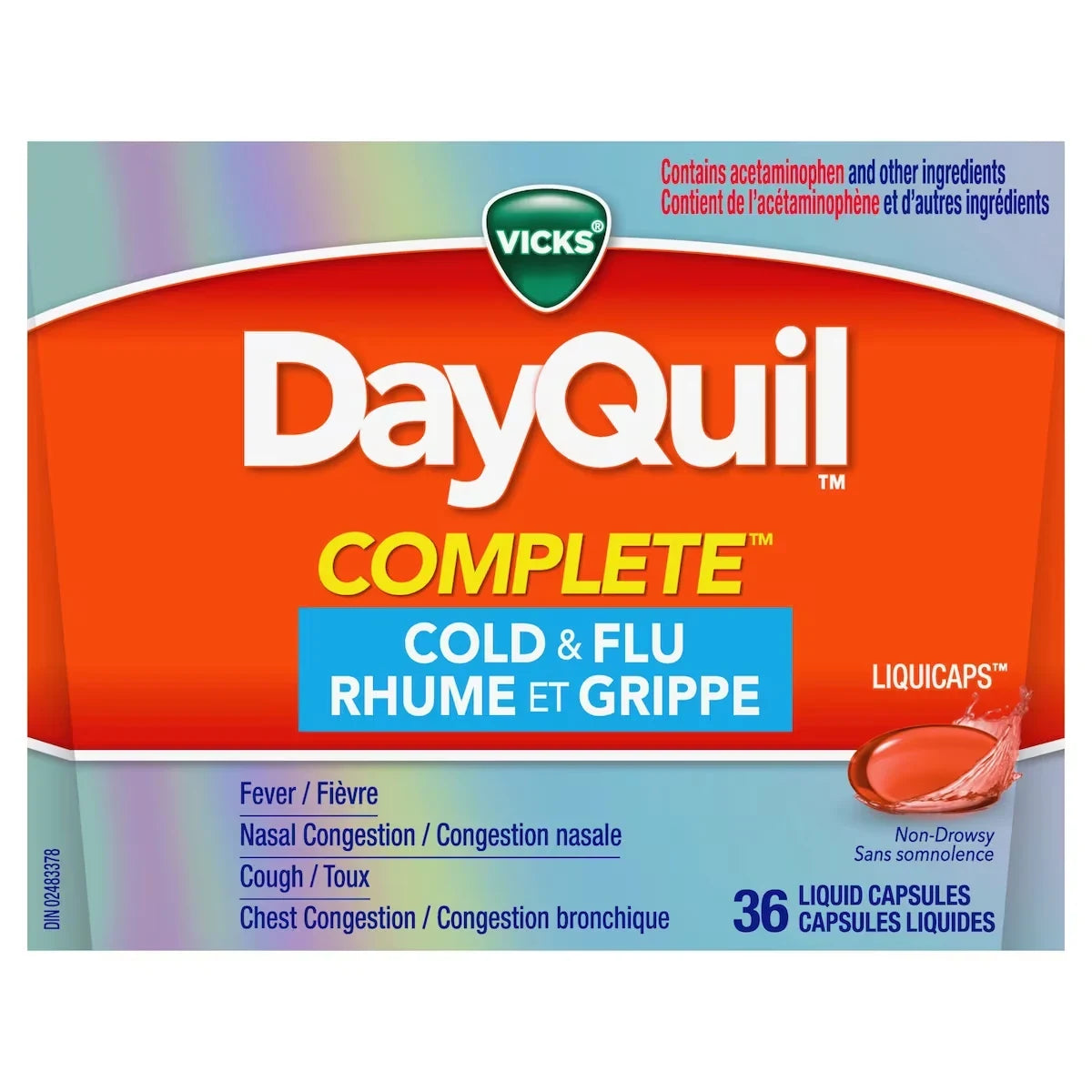 Vicks DayQuil Complete Cold product package
