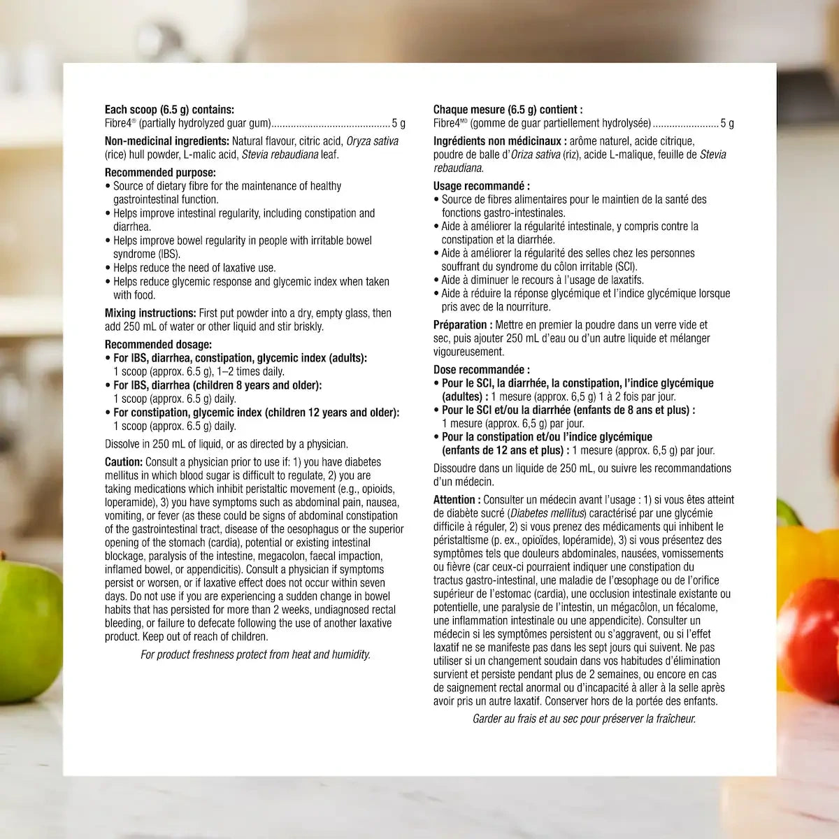 Fibre The Right4®, Zesty Tangerine product detail