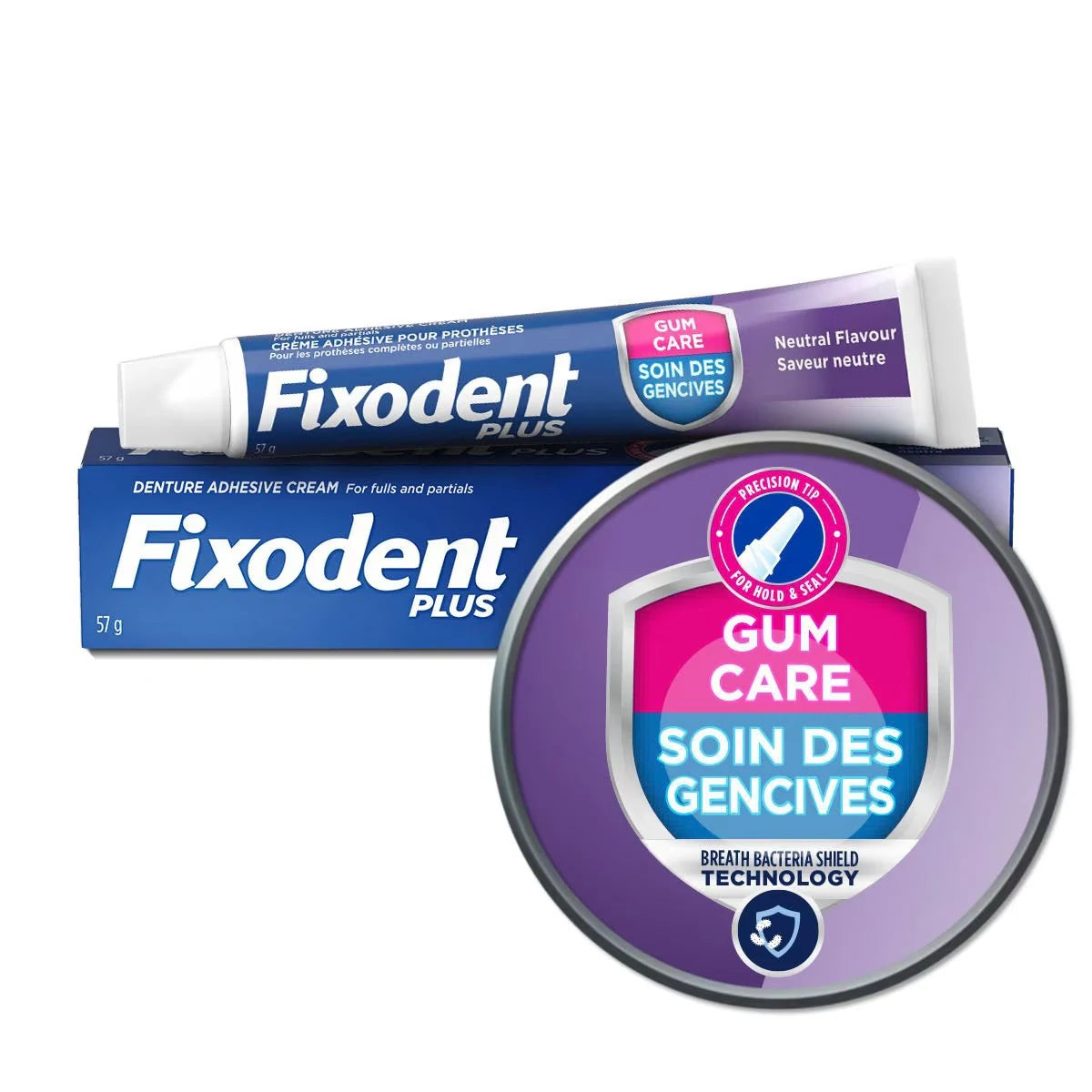 Fixodent Control Denture Adhesive Cream product package