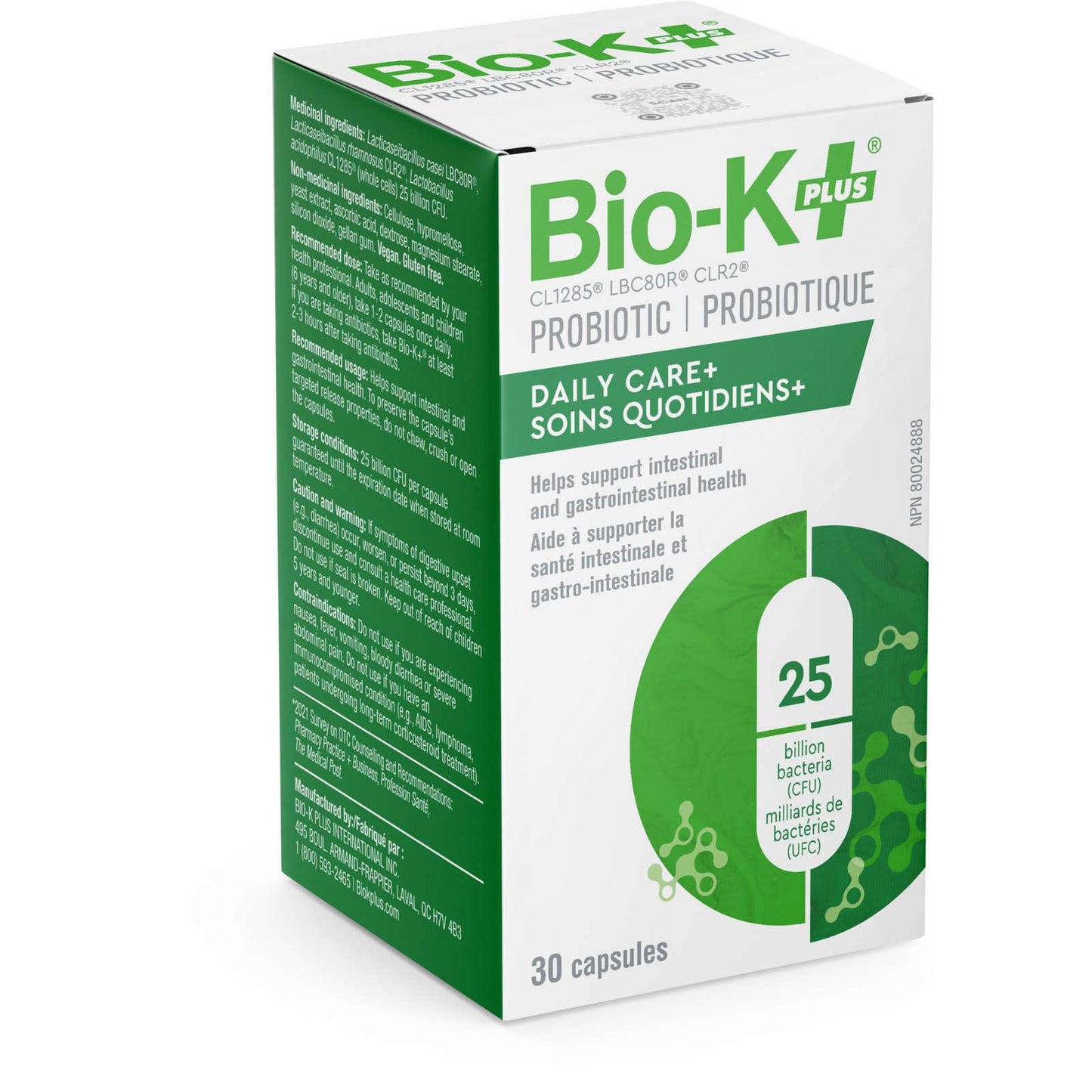 Bio-K Plus Probiotic capsules 30 pack