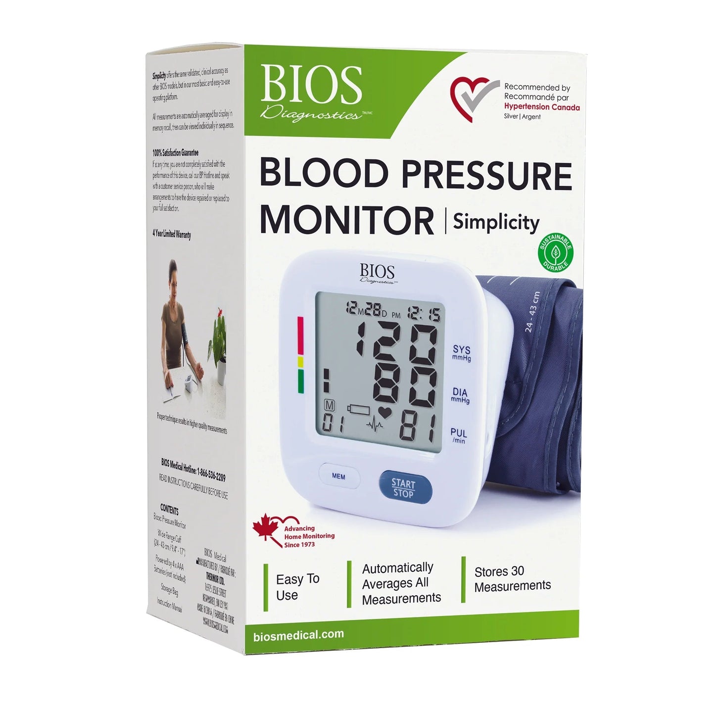 Blood Pressure Monitor Simplicity