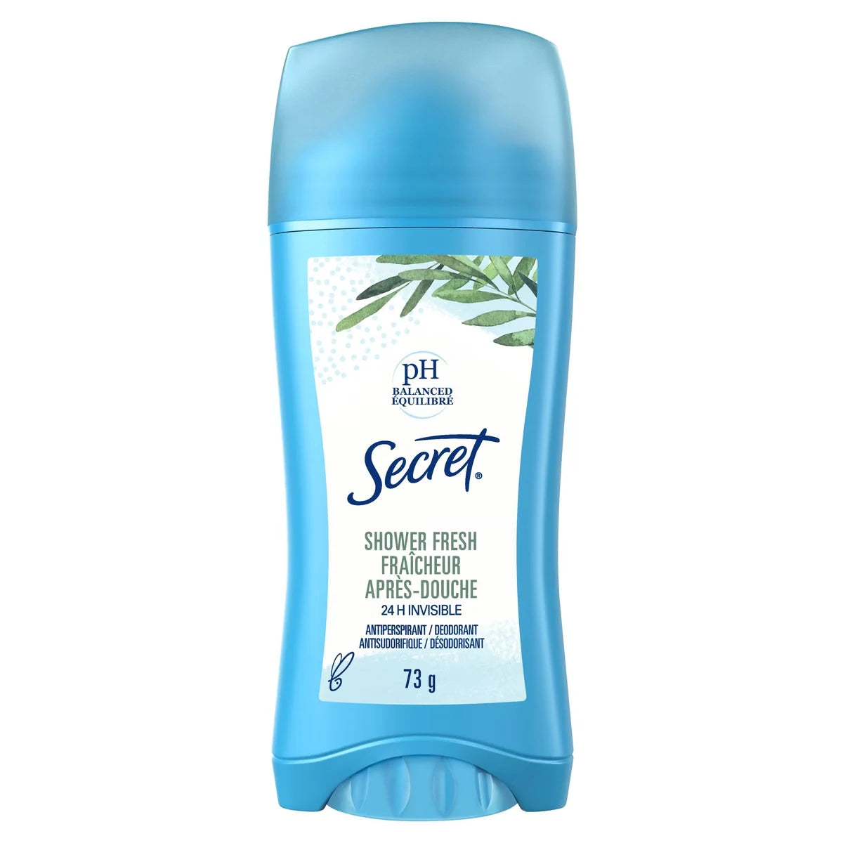Secret Invisible Solid Antiperspirant and Deodorant, Shower Fresh front package