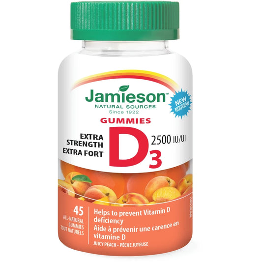 Jamieson Vitamin D 2500 IU Gummy front package