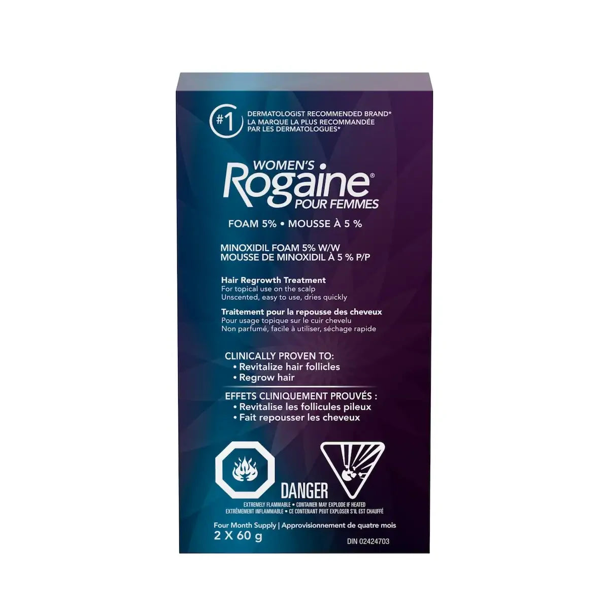 Rogaine Women's Foam 5% Hair Loss and Regrowth Treatment product image
