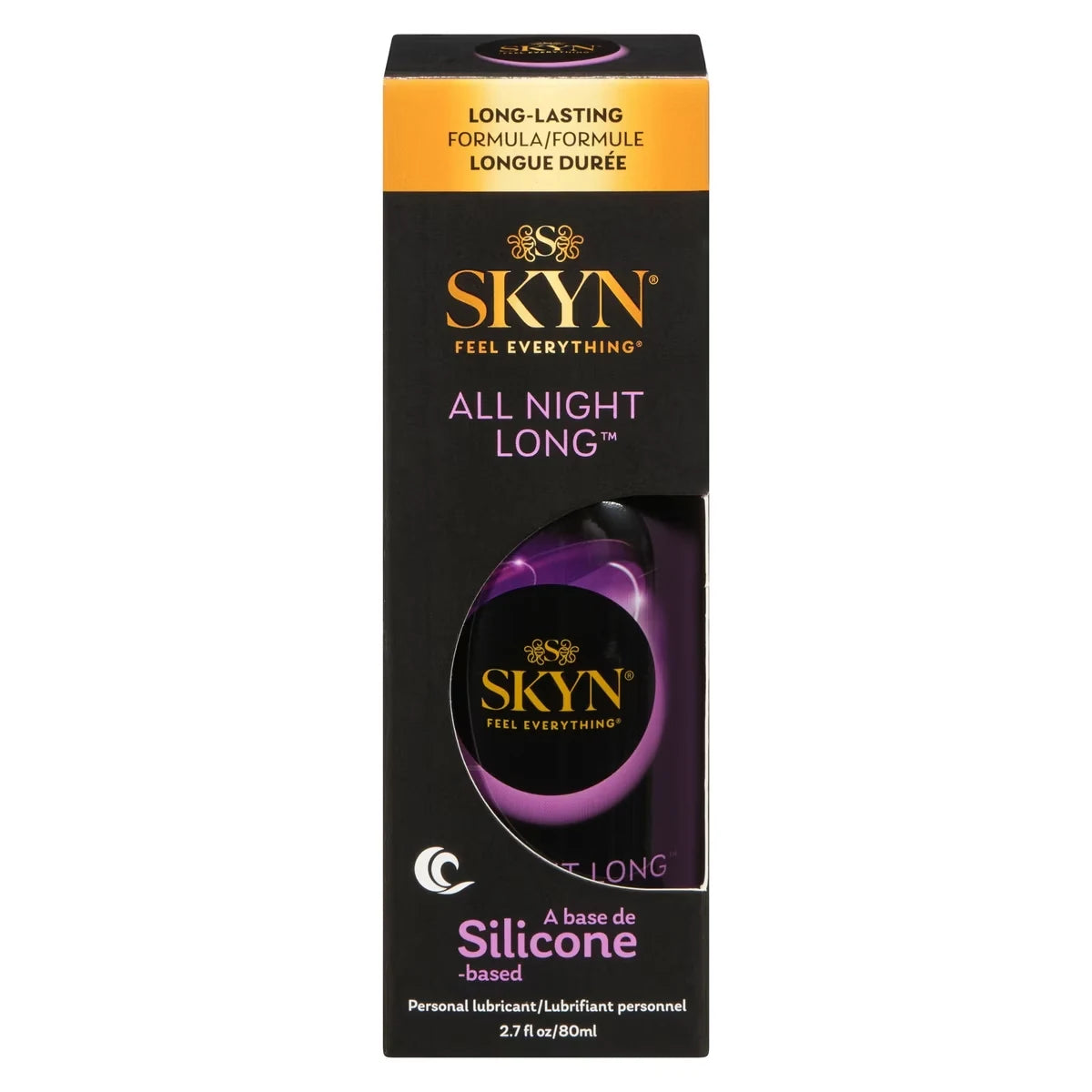 Skyn Personal Lubricant All Night Long front package