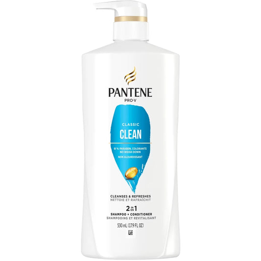 Pantene PRO-V Classic Clean 2in1 Shampoo + Conditioner front package