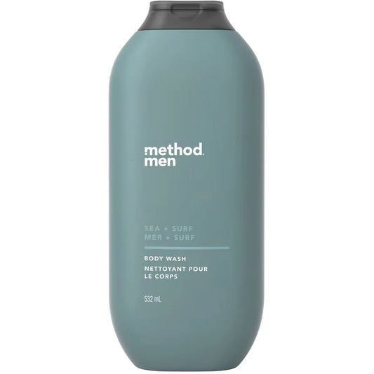 Method Men, Sea + Surf Body Wash front package