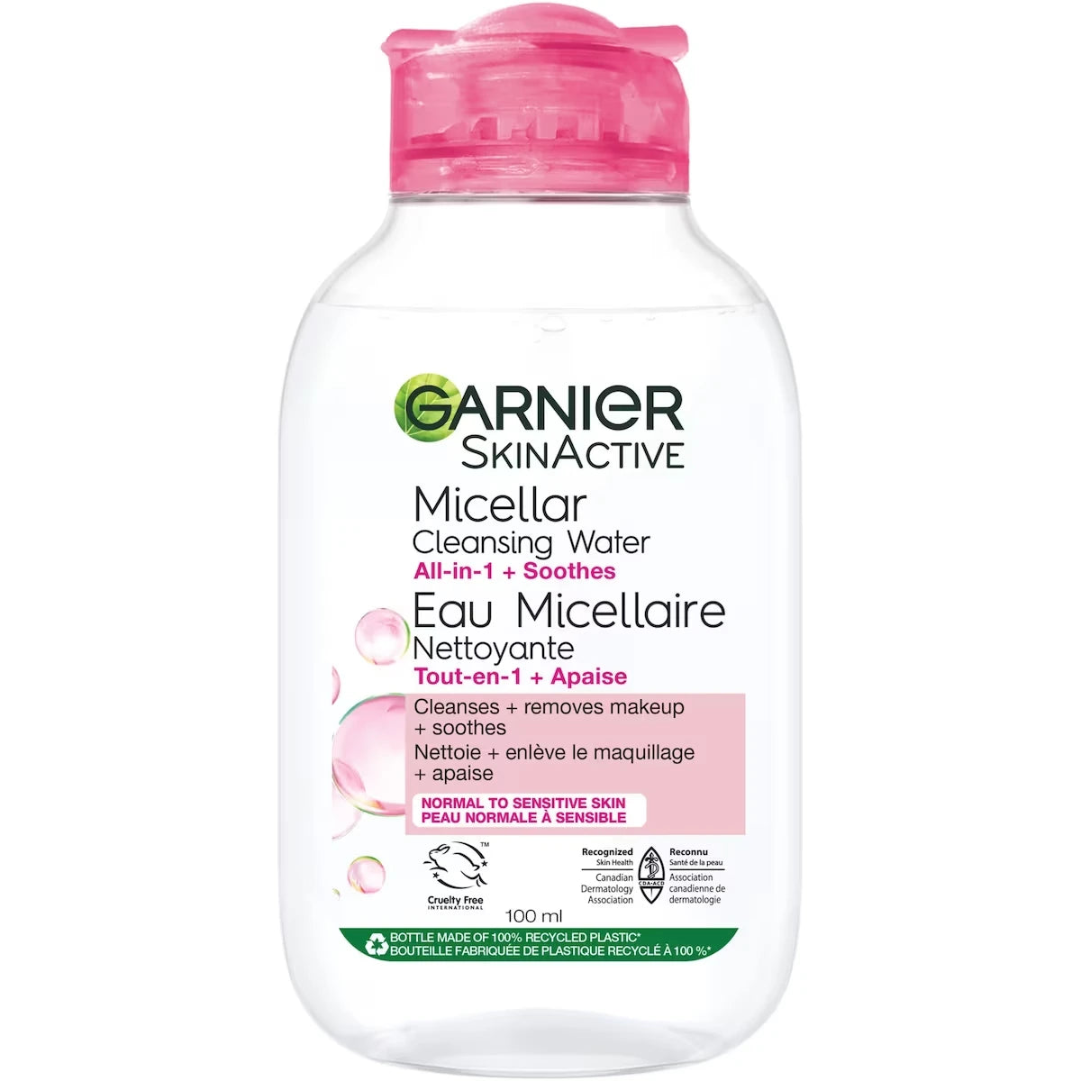 Garnier Skin Active Micellar Water For Normal And Sensitive Skin 100 mL product image