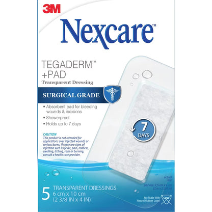 Nexcare TegadermTM + Pad, 5 pk 5 pack view 2