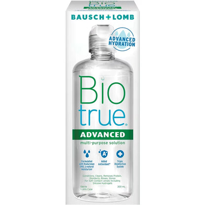 Biotrue Advanced Multi-Purpose Solution front package