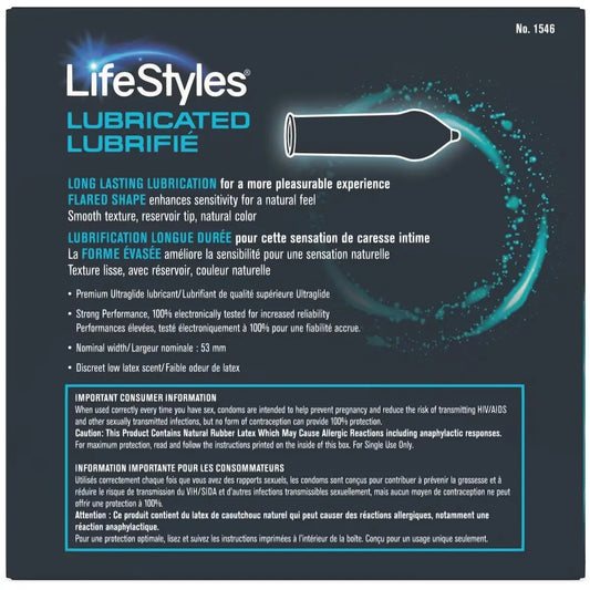 Lifestyles Lubricated 36 Premium Lubricated Latex Condoms 36 count product detail