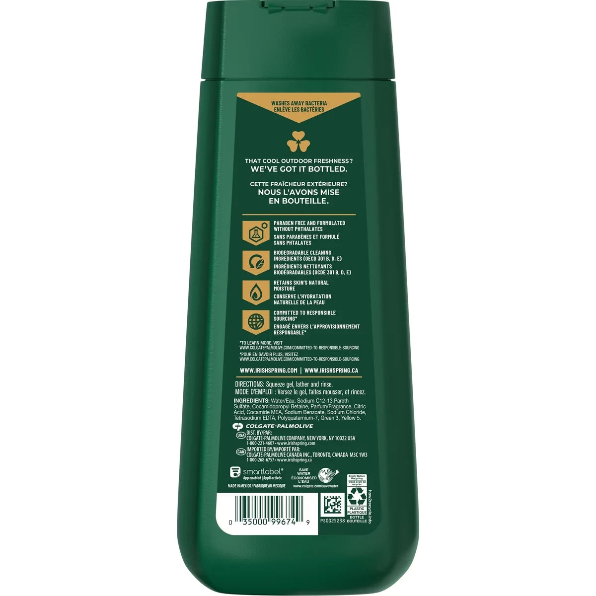 Irish Spring Original Clean Body Wash for Men, 591 mL product detail