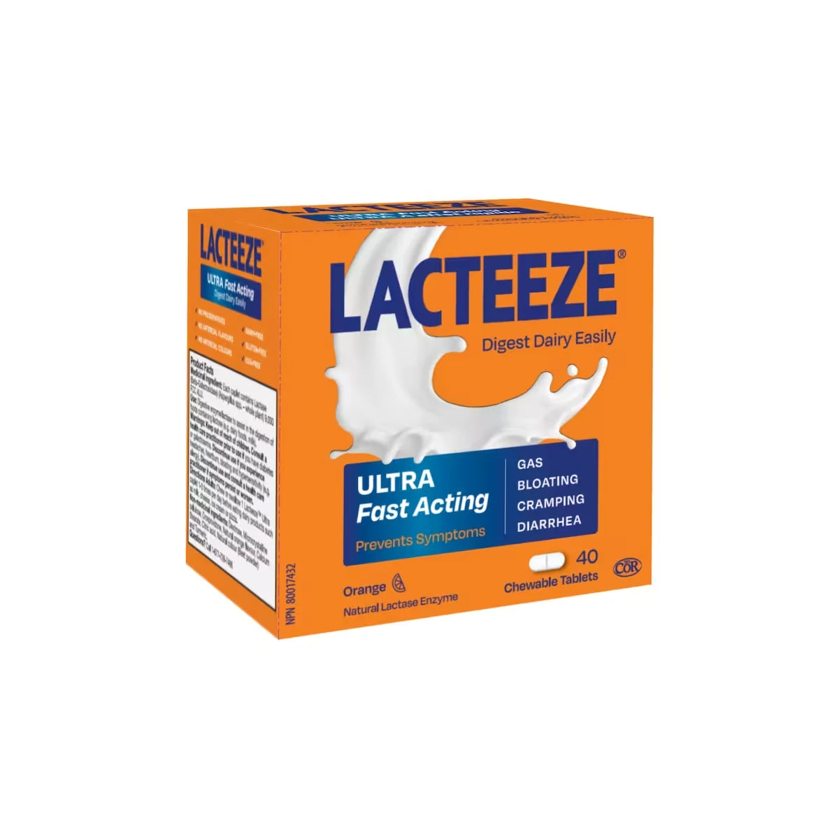 Lacteeze Ultra front package