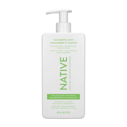 Native Cucumber & Mint Volumizing Shampoo front package