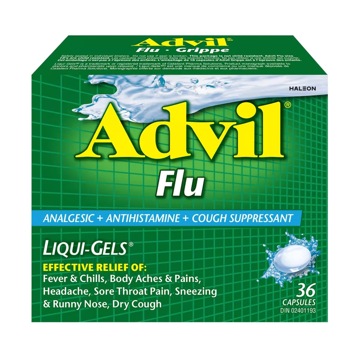 Advil Flu front package