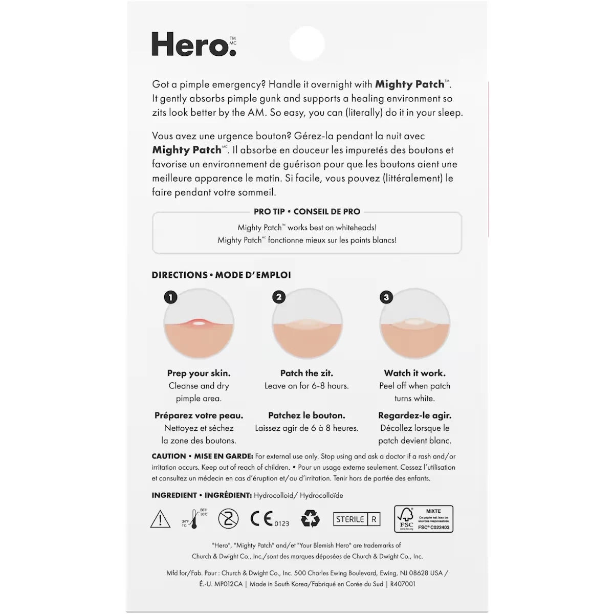 Hero Cosmetics Mighty Patch Original product detail