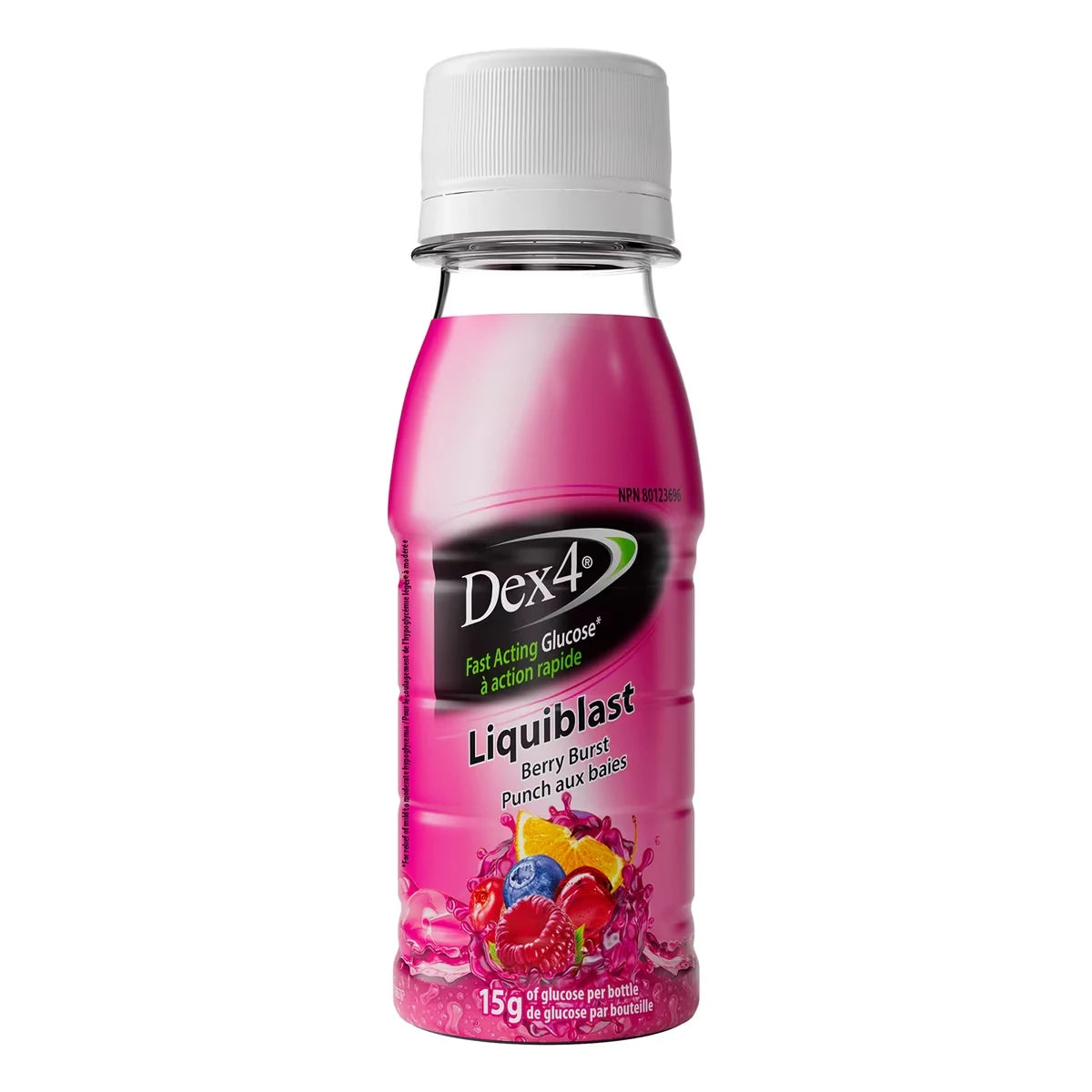 Dex4 Liquiblast – Berry Burst Flavour – 2oz Bottle – Fast-Acting front package