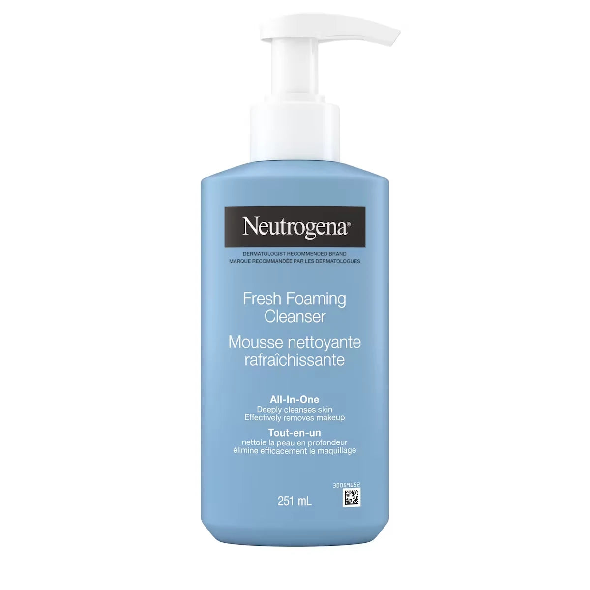 Neutrogena All-In-One Fresh Foaming Cleanser front package