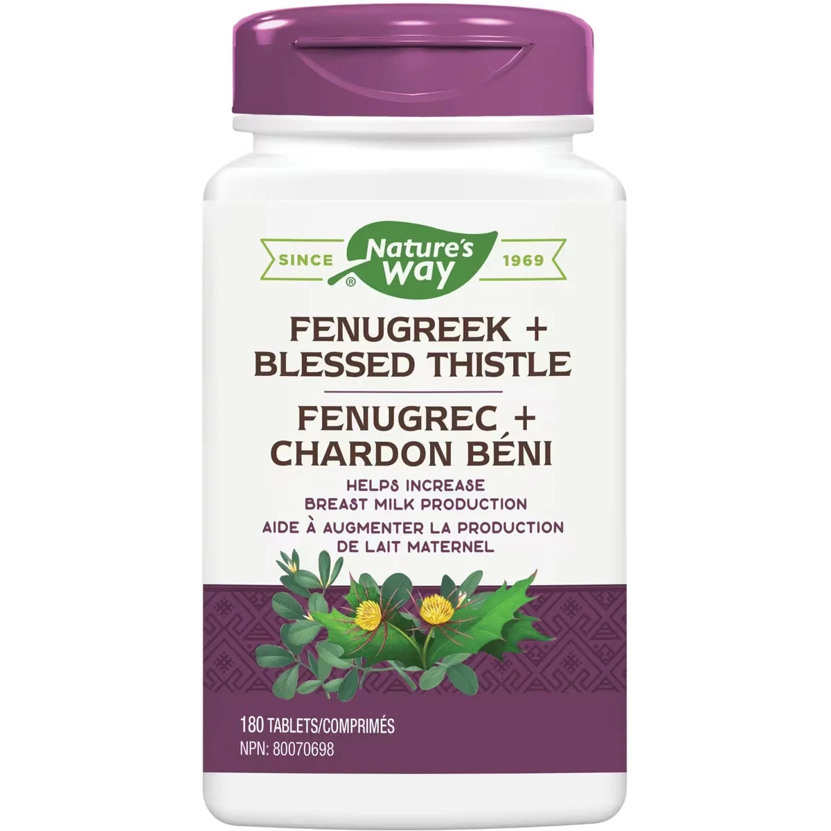 Nature's Way Fenugreek + Blessed Thistle front package