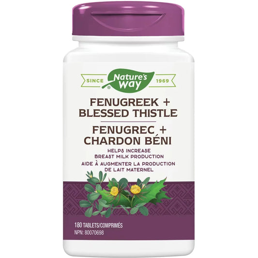 Nature's Way Fenugreek + Blessed Thistle front package