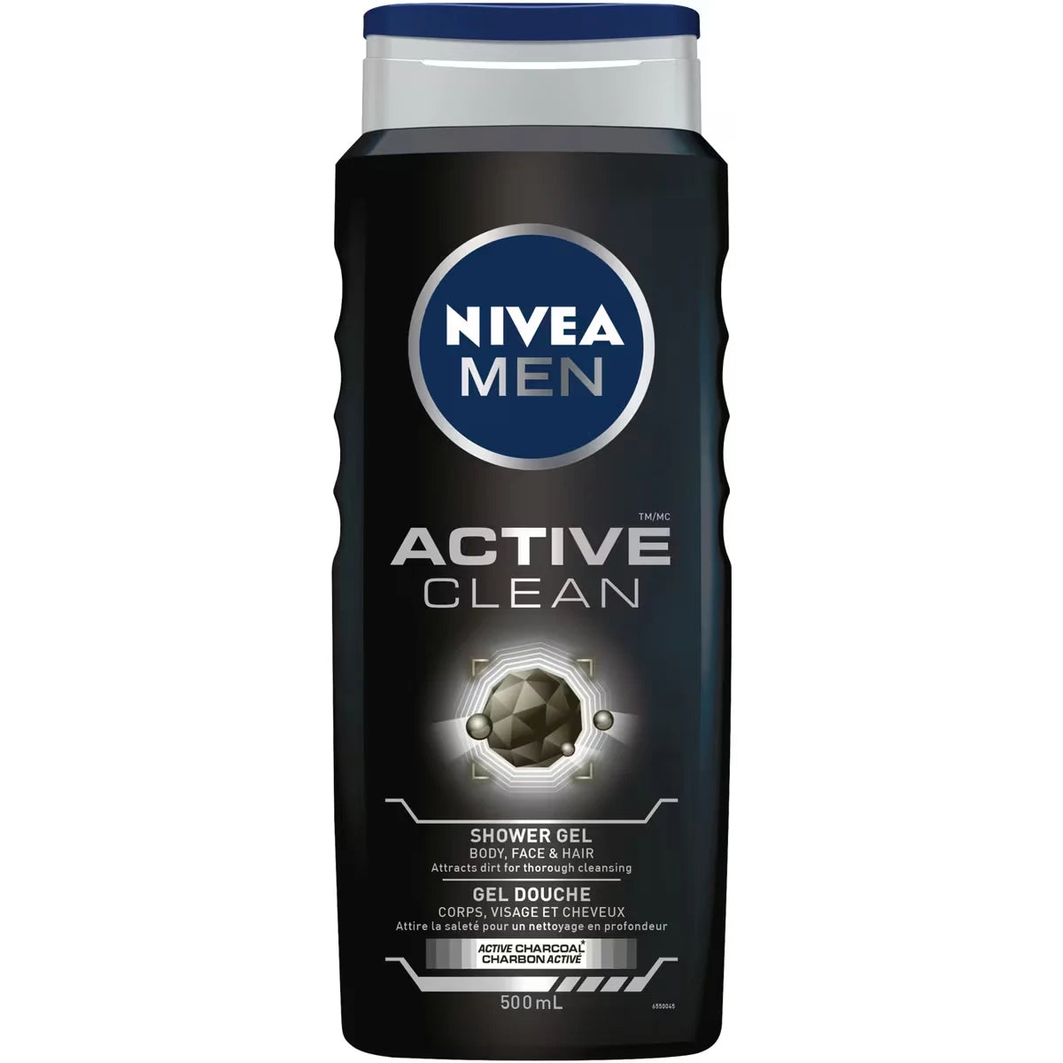 Nivea Men Active Clean Shower Gel front package