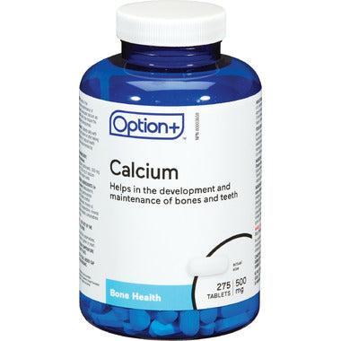 Option+ Calcium 500mg 275 Comprimés