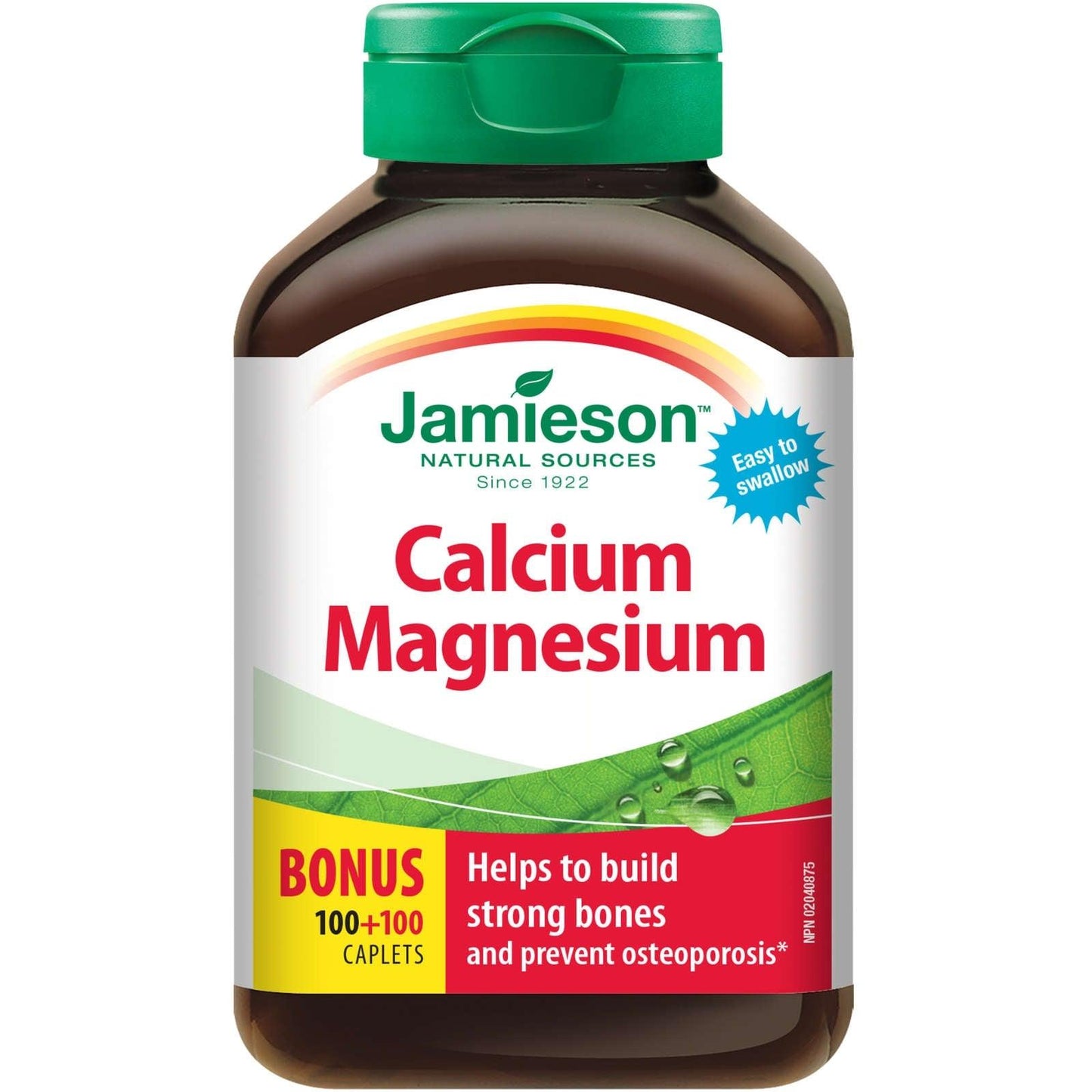 Jamieson Calcium Magnésium 200 Caplets