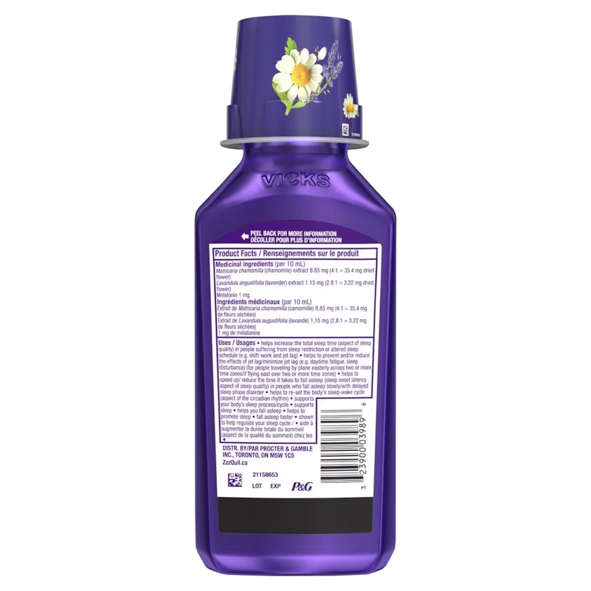 Vicks V ZQ PUREZzzs Liq Melatonin 354mL product detail