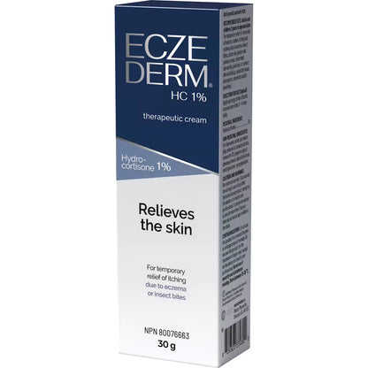 Eczederm HC 1% therapeutic cream with 1% hydrocortisone product detail