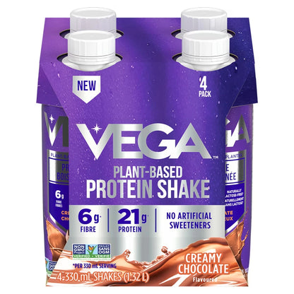 Vega Nutrition Shake CA Chocolate (4ct) 4 count front package